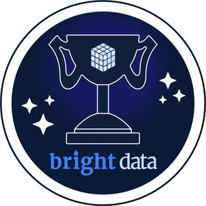 Bright Data Challenge Winner Badge