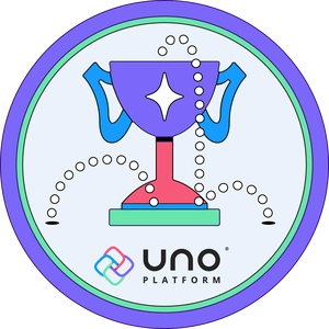 Uno Platform Challenge Winner Badge